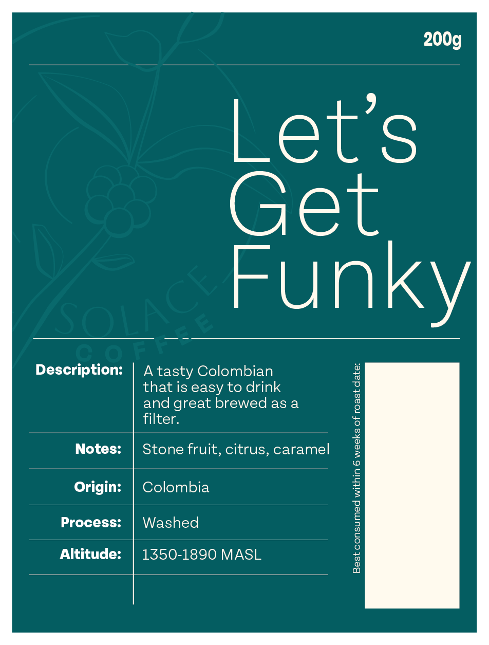 Let’s Get Funky – Colombian Coffee (200g)